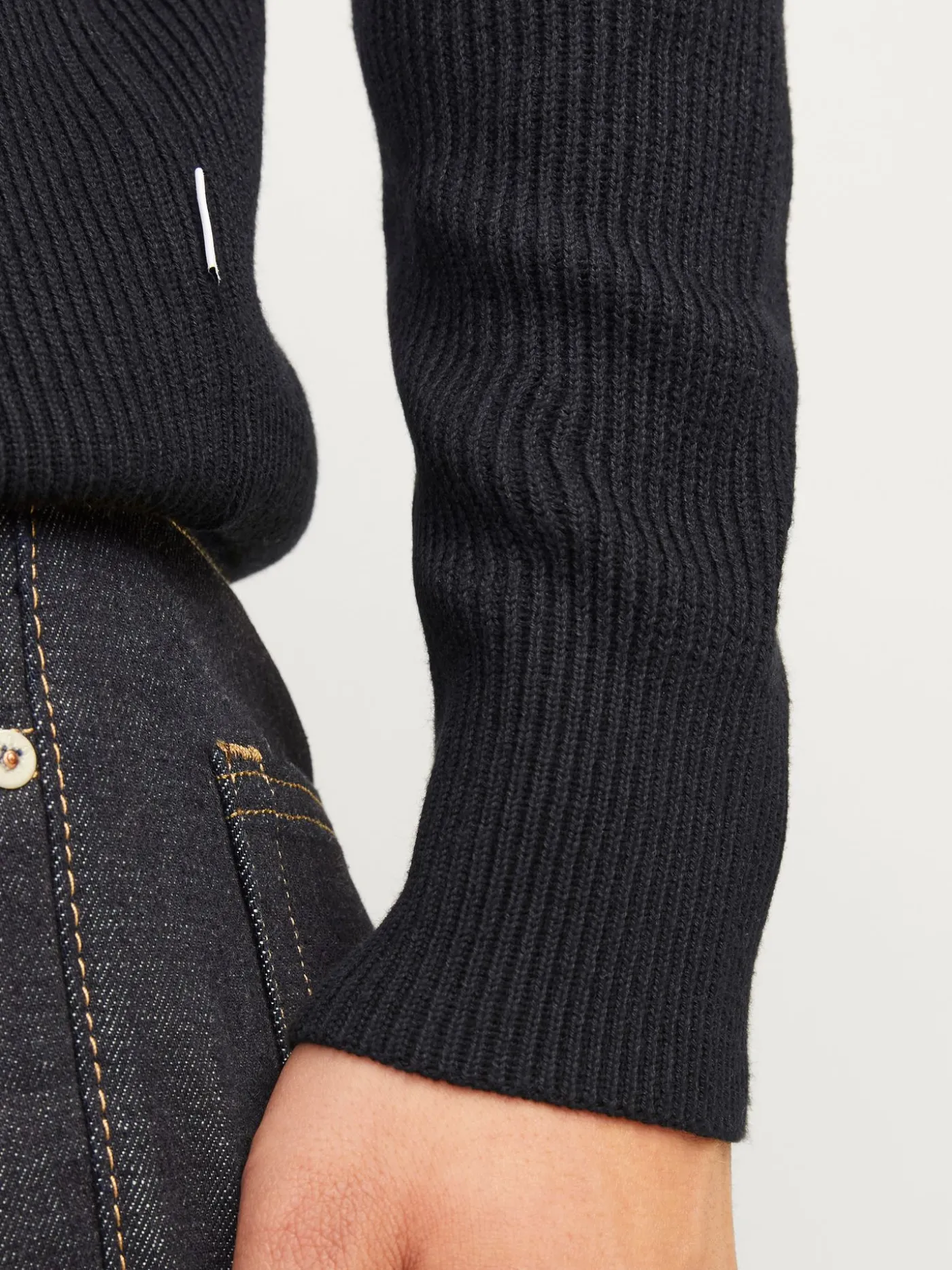 JJEPERFECT KNIT HALF ZIP SN