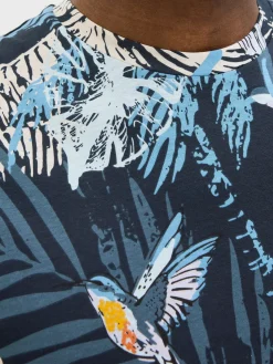 JJHAWAII AOP TEE SS CREW NECK