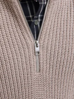 JJKAITO KNIT HALF ZIP BF