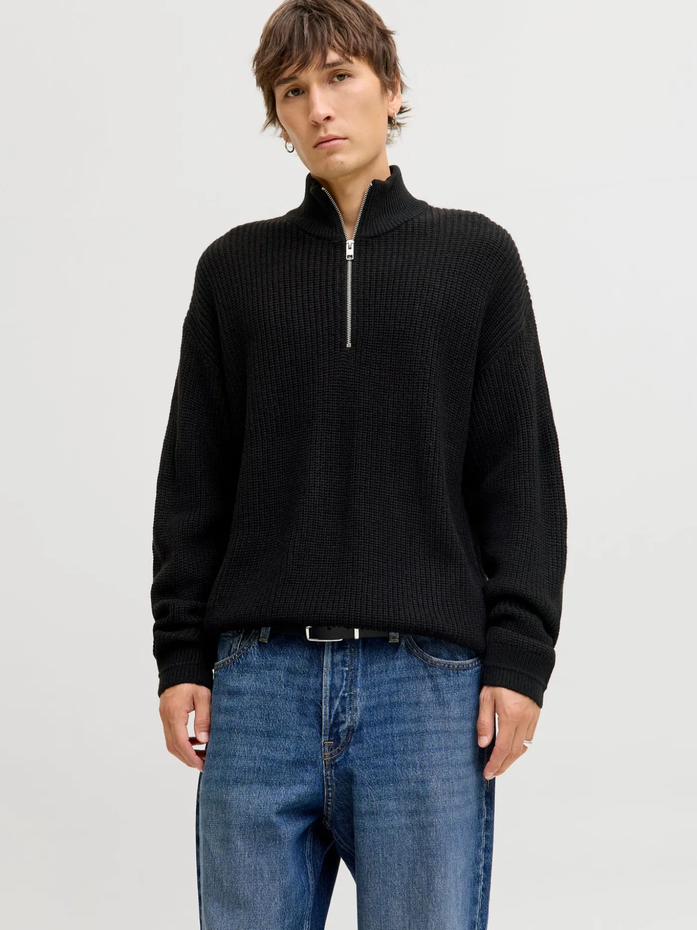 JJKAITO KNIT HALF ZIP BF