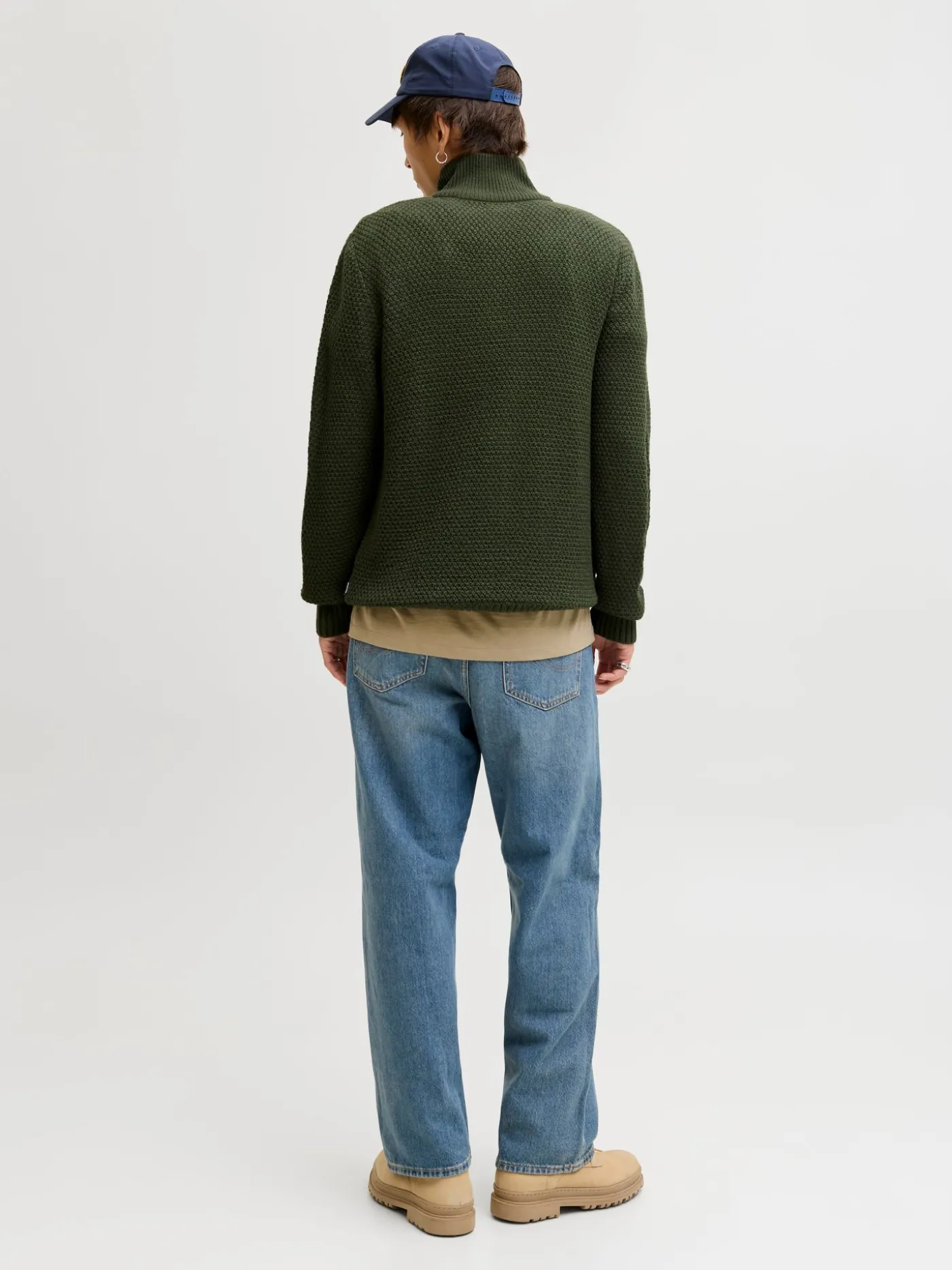 JJPAUL KNIT HALF ZIP