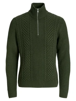 JJPAUL KNIT HALF ZIP
