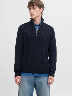 JJPAUL KNIT HALF ZIP