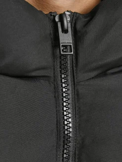 JJPAUL PUFFER HOOD JR - Black/SOLID