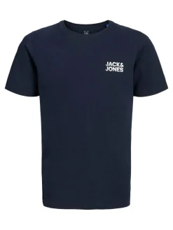 JJSTYD CHEST BRAND TEE SS LN JNR