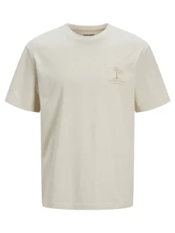 JJSUMMER VIBES TEE SS CREW NECK LN