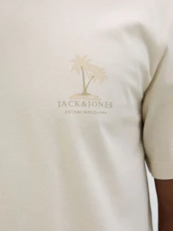 JJSUMMER VIBES TEE SS CREW NECK LN