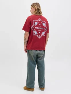 JORDIA GRAPHIC BACK TEE SS CREW NEC