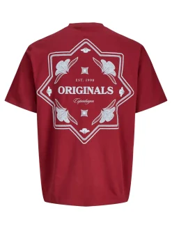 JORDIA GRAPHIC BACK TEE SS CREW NEC