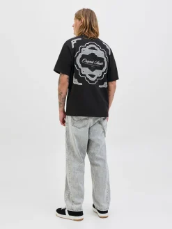 JORDIA GRAPHIC BACK TEE SS CREW NEC