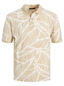 JPRBLALINEN SUMMER AOP SS POLO