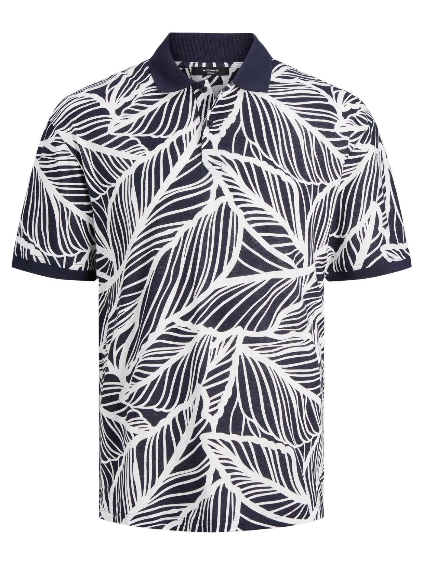 JPRBLALINEN SUMMER AOP SS POLO