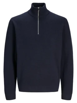 JPRBLAMILANO STITCH KNIT HALF ZIP S