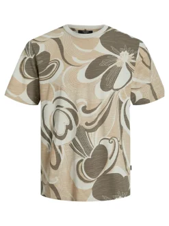 JPRBLAPALMA AOP SS TEE CREW NECK SN