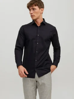 JPRBLAROYAL SHIRT L/S NOOS - Black/SLIM FIT