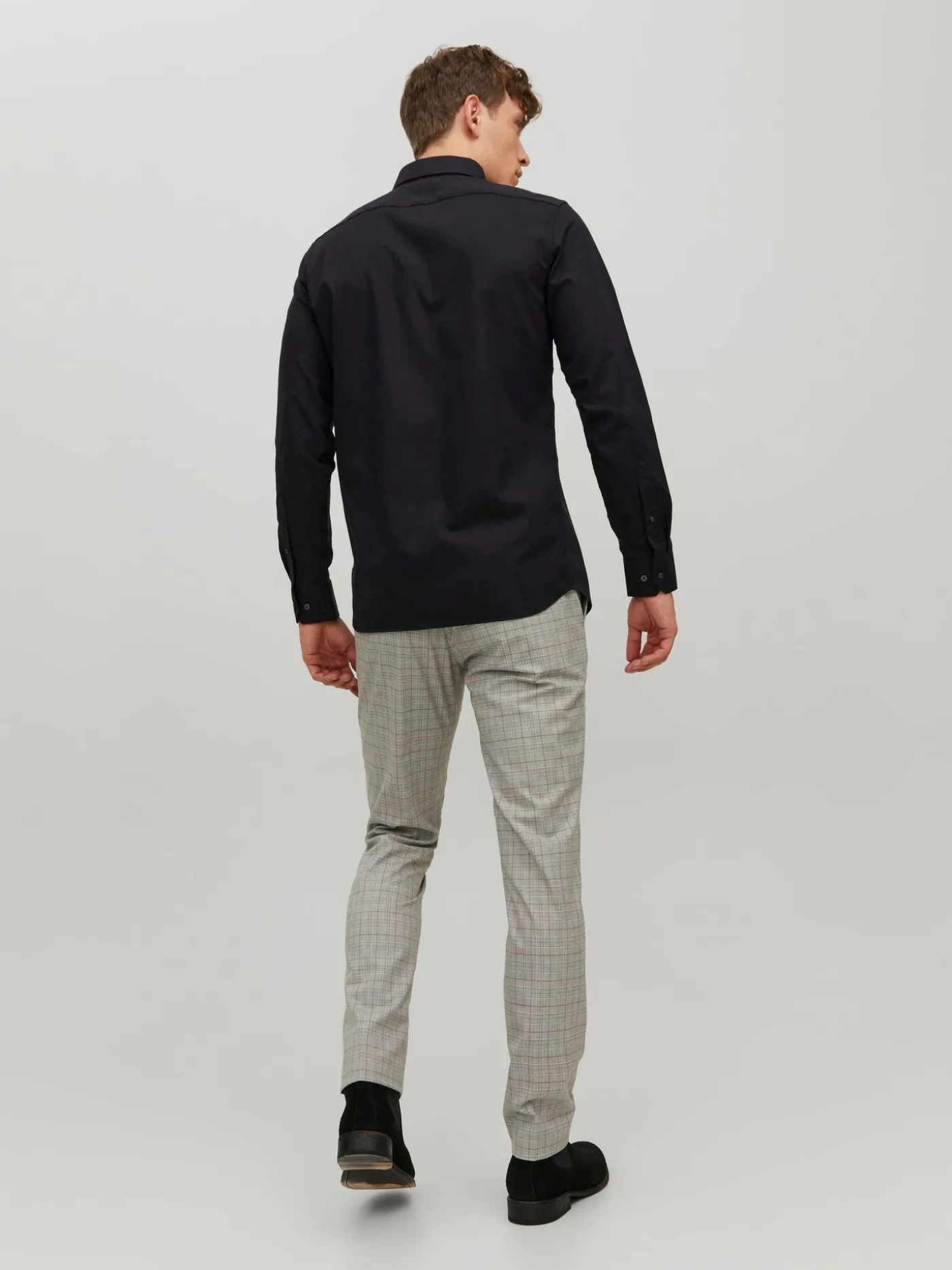 JPRBLAROYAL SHIRT L/S NOOS - Black/SLIM FIT