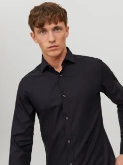 JPRBLAROYAL SHIRT L/S NOOS - Black/SLIM FIT