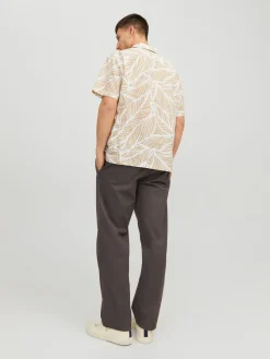 JPRBLASUMMER LINEN LEAF RESORT SHIR