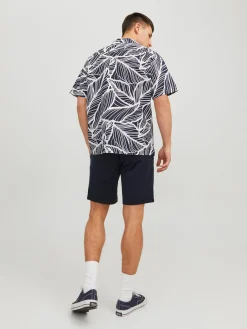 JPRBLASUMMER LINEN LEAF RESORT SHIR