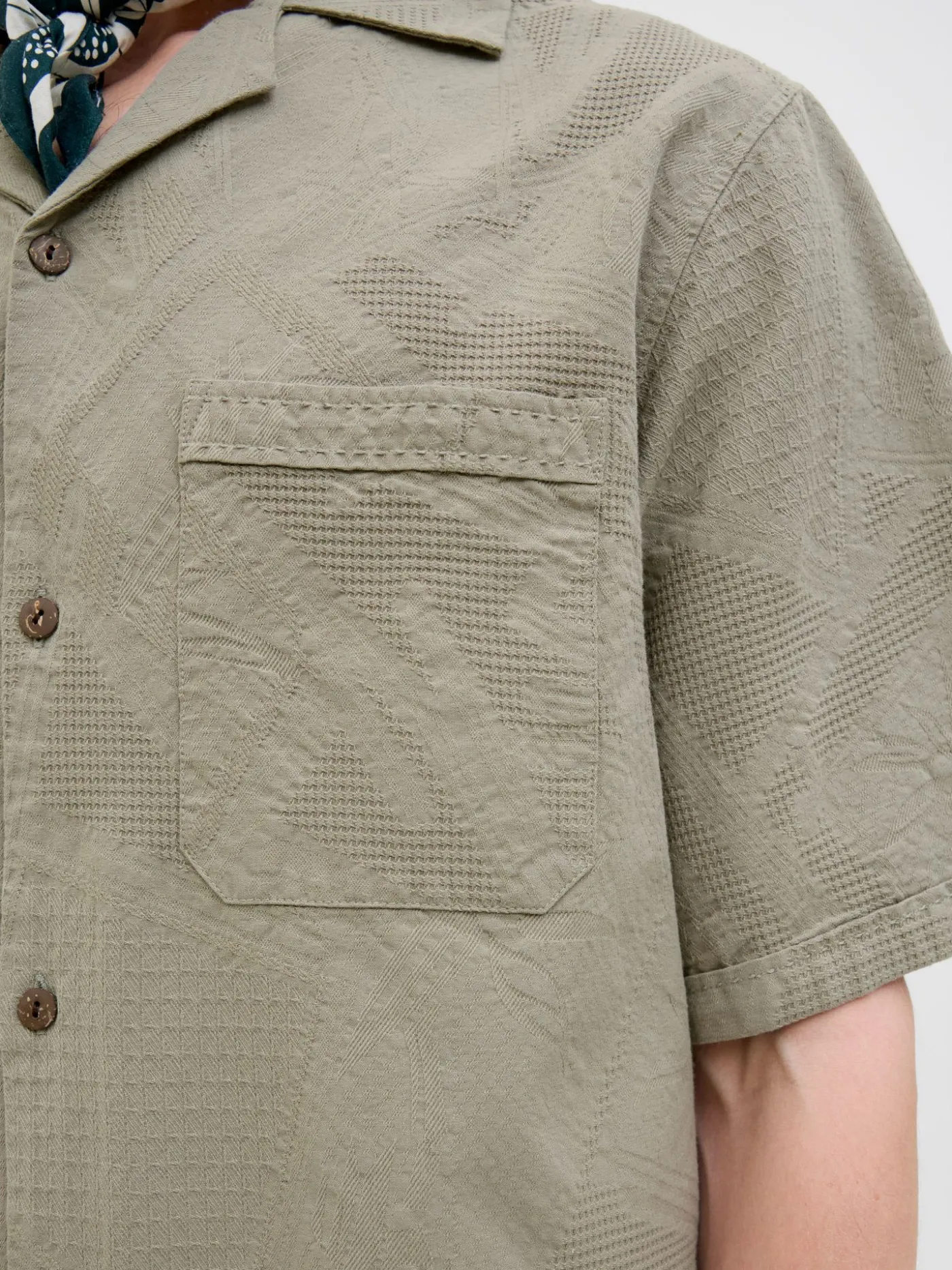 JPRBLULUKE JACQUARD RESORT S/S SHIR