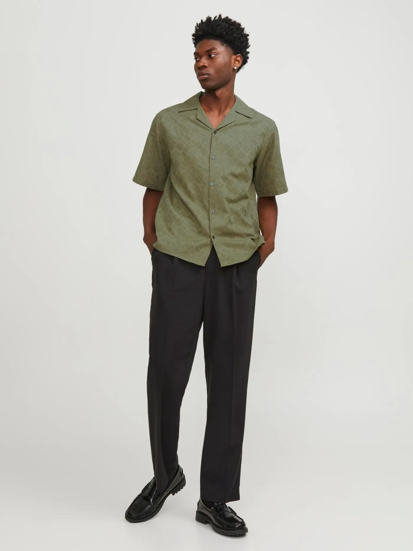 JPRBLUOREGON JACQUARD RESORT SHIRT