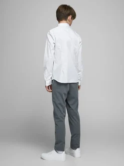 JPRPARMA SHIRT L/S NOOS JNR - White