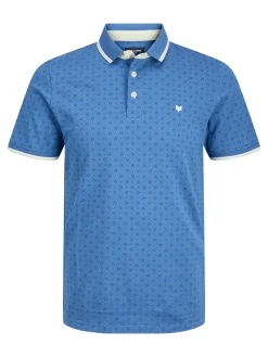 JPRPAULOS PLAY AOP BLU. SS POLO