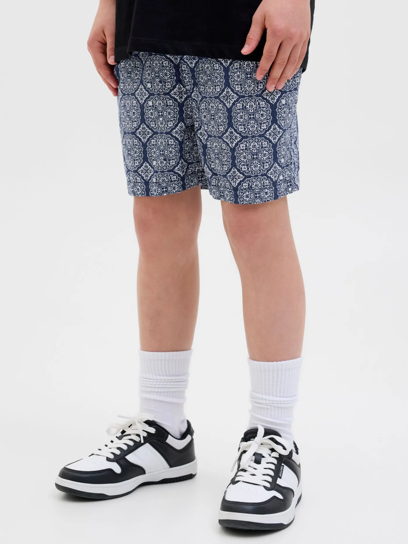 JPSTJAIDEN SEERSUCKER AOP SHORT MI