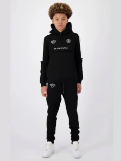 Jr.Anorak stripe hoodie