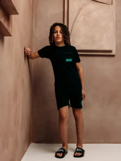 Junior nylon pocket t-shi