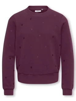 KOGATIKA L/S O-NECK EMB HEART SWT