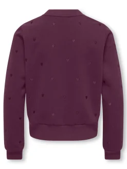 KOGATIKA L/S O-NECK EMB HEART SWT