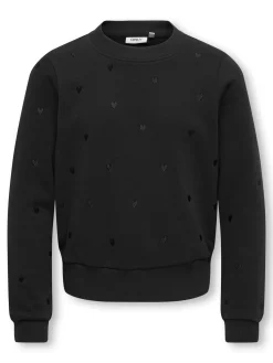 KOGATIKA L/S O-NECK EMB HEART SWT