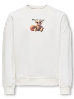 KOGBILA L/S OVZ PRINT O-NECK SWT NO