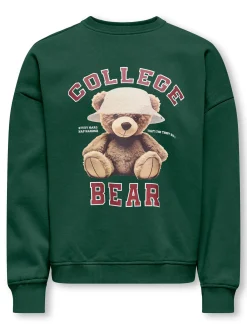 KOGBILA L/S OVZ PRINT O-NECK SWT NO