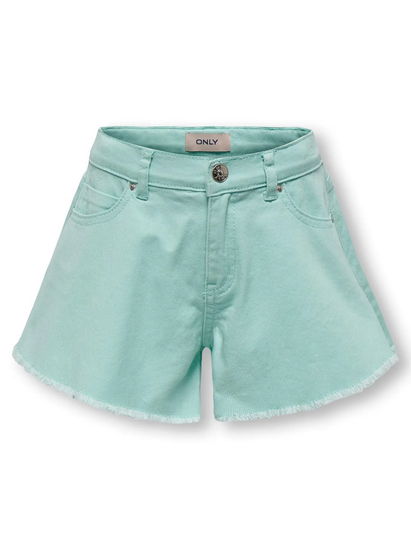 KOGCHIARA WAVE COL RAW SHORTS PNT - Pastel Turquoi