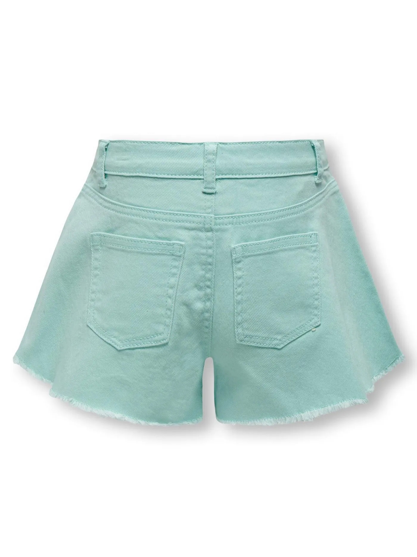 KOGCHIARA WAVE COL RAW SHORTS PNT - Pastel Turquoi