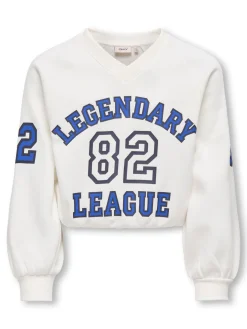 KOGCOLETTA L/S V-NECK PRINT SWT