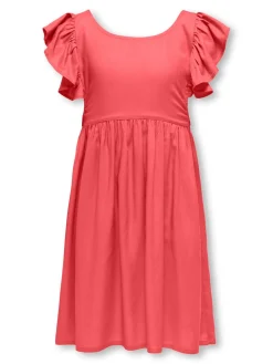 KOGDOTTY S/L SOLID DETAIL DRESS CS