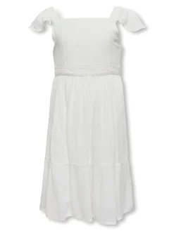 KOGEVA S/L BACK CUT OUT DRESS WVN