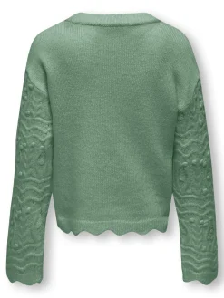 KOGGENOVA L/S O-NECK STRUCTURE KNT