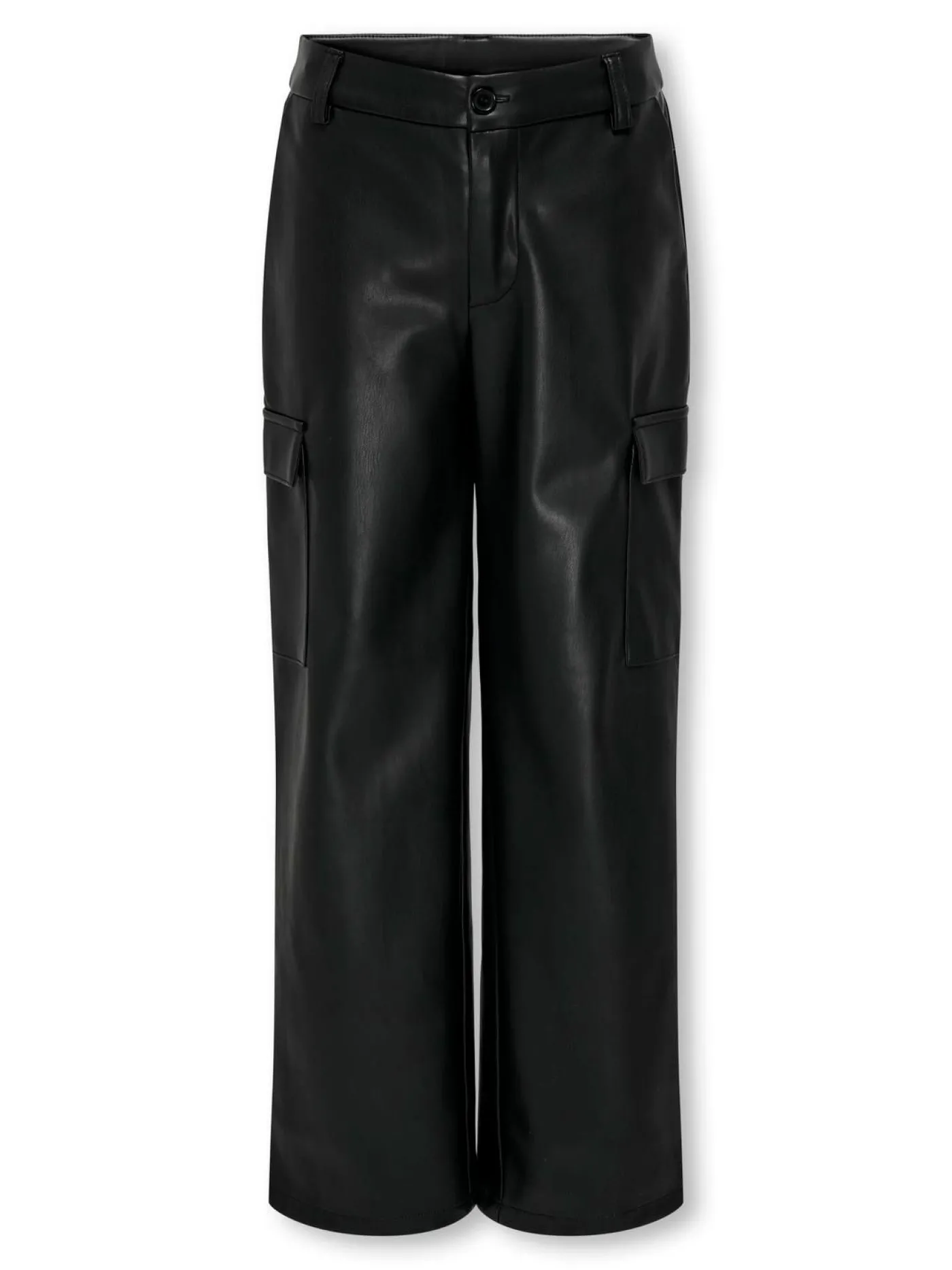 KOGHERO FAUX LEATHER CARGO PANT PNT