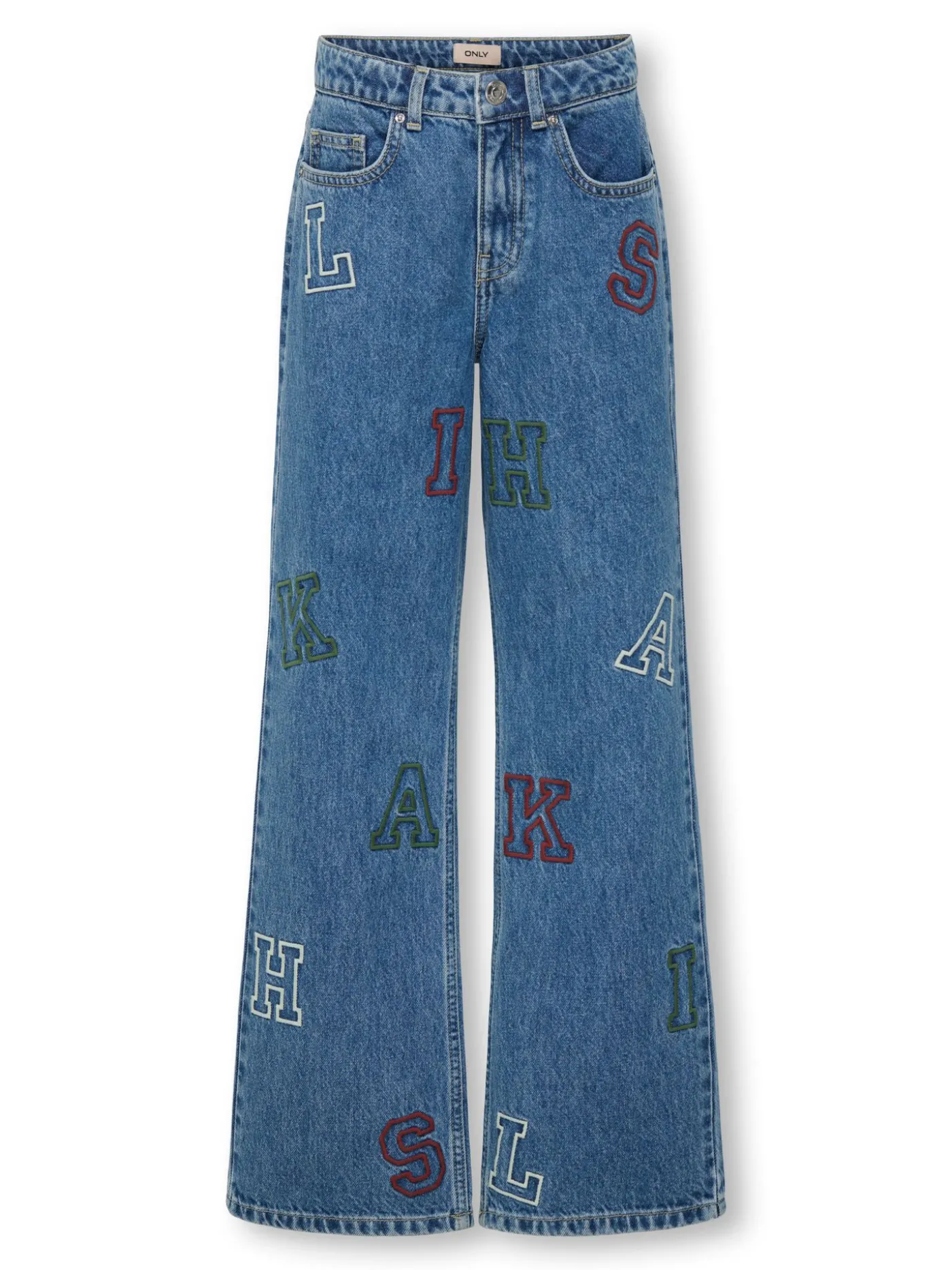KOGJUICY HW WIDE LEG COLLEGE JEANS