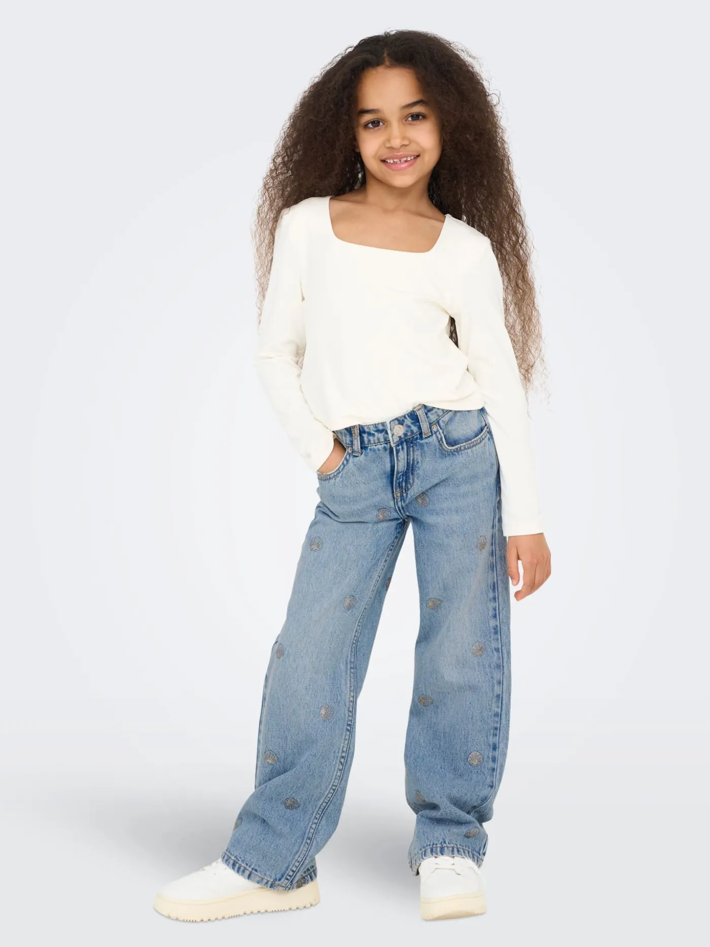 KOGJUICY HW WIDE LEG SEASHELL DNM