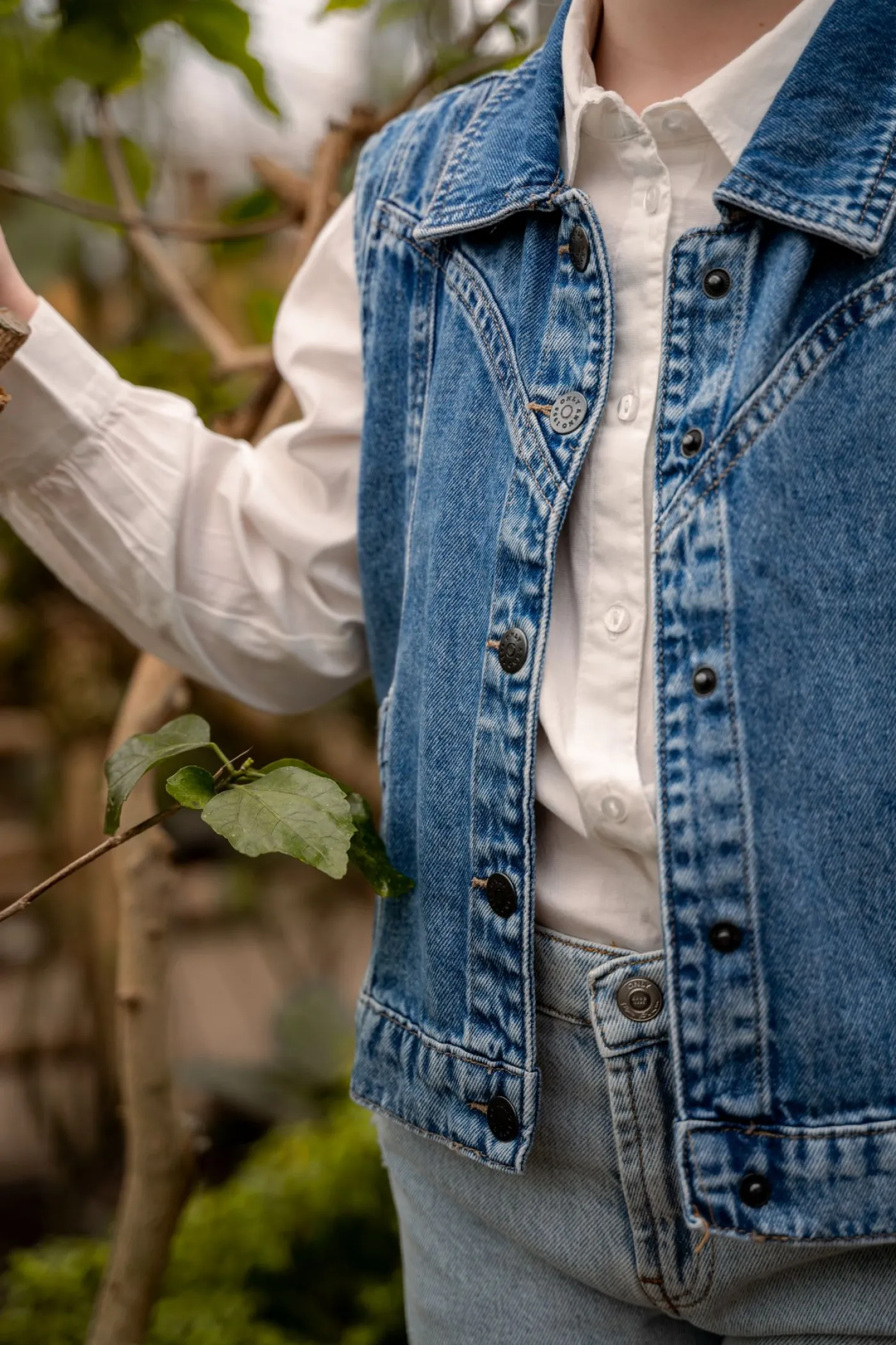 KOGKENNEDY SL DNM WAISTCOAT BJ