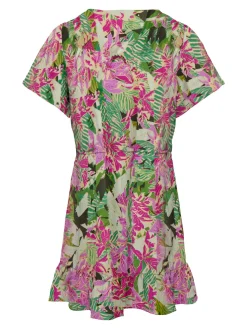 KOGLINO S/S AOP BELT DRESS PTM