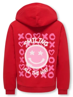 KOGMARISA SMILE HOOD L/S O-NECK CS