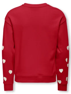 KOGMARISA TEDDY HEART L/S O-NECK CS