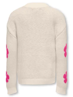 KOGNAJA L/S FLOWER PULLOVER KNT