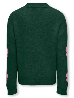 KOGNAJA L/S FLOWER PULLOVER KNT